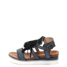 Sandale wedge cu bareta pe glezna Guya