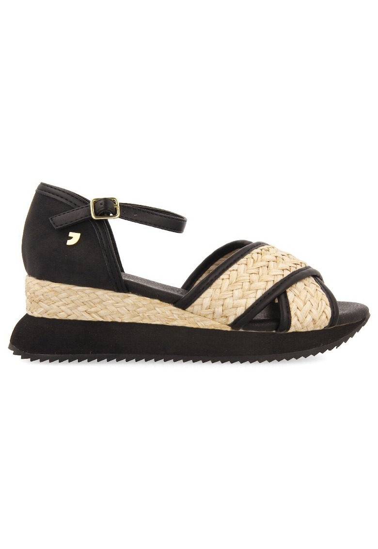 Sandale wedge cu bareta pe glezna 1 Sandale wedge cu bareta pe glezna