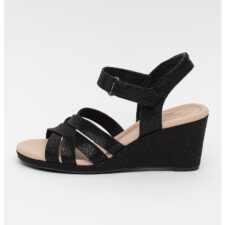 Sandale wedge cu barete incurcisate Lafley Leah