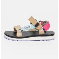Sandale wedge cu barete velcro Outdoorsy Urbanity