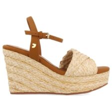 Sandale wedge cu design impletit
