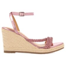 Sandale wedge cu garnituri de piele Menfi