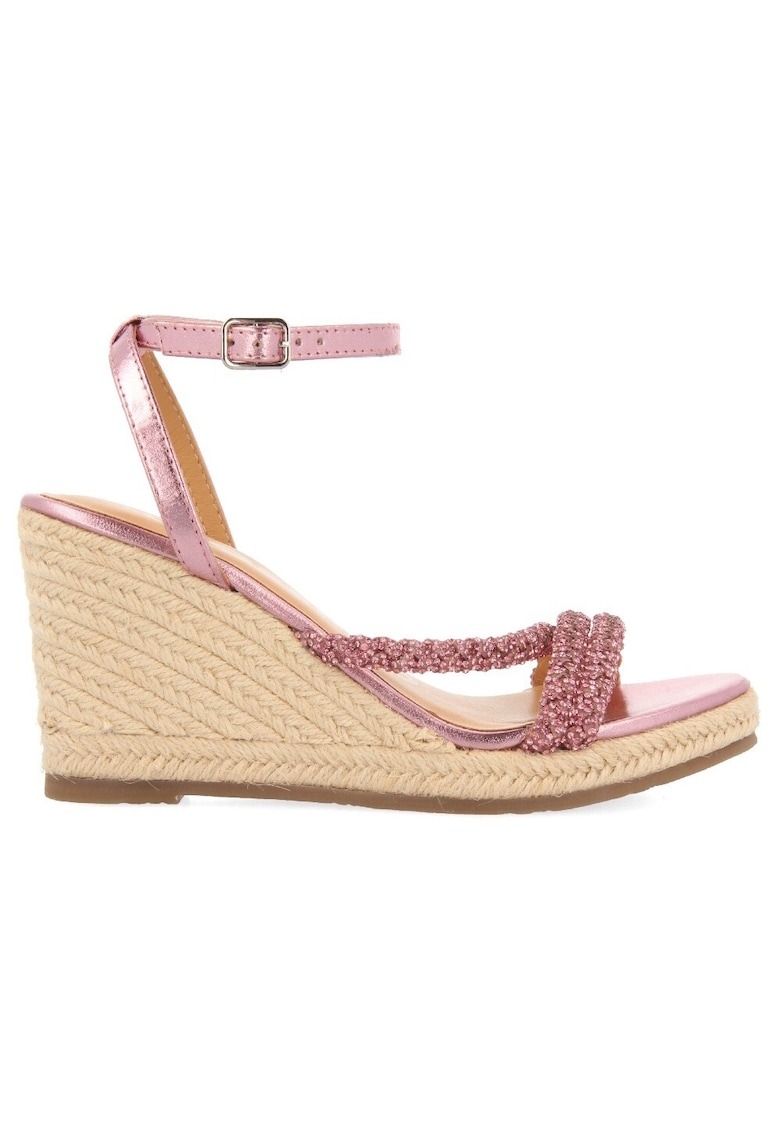 Sandale wedge cu garnituri de piele Menfi 1 Sandale wedge cu garnituri de piele Menfi