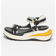 Sandale wedge cu garnituri de plasa Shogun Bis