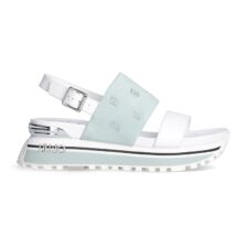 Sandale wedge cu insertii de piele Maxi Wonder