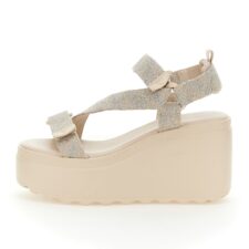 Sandale wedge cu model