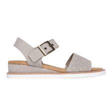 Sandale wedge cu perforatii