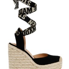 Sandale wedge cu sireturi Dafina