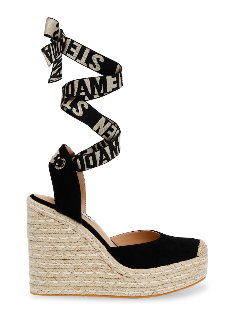 Sandale wedge cu sireturi Dafina 1 Sandale wedge cu sireturi Dafina