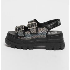 Sandale wedge cu strasuri