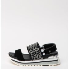 Sandale wedge cu strasuri Wonder