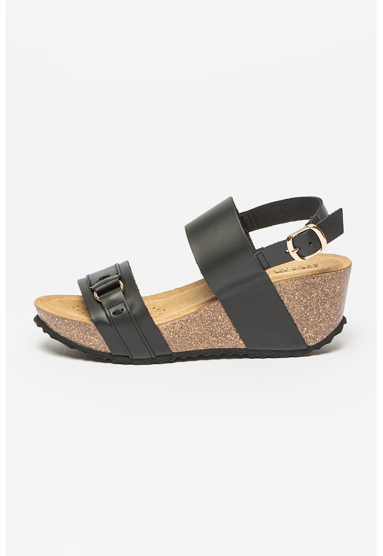Sandale wedge de piele Diantha 1 Sandale wedge de piele Diantha