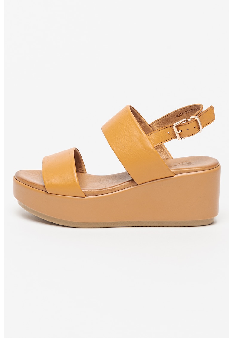 Sandale wedge de piele Johanna 1 Sandale wedge de piele Johanna