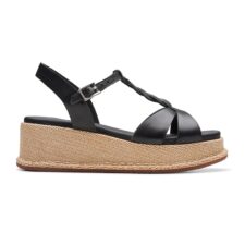 Sandale wedge de piele Kimmey