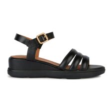 Sandale wedge de piele Pisa