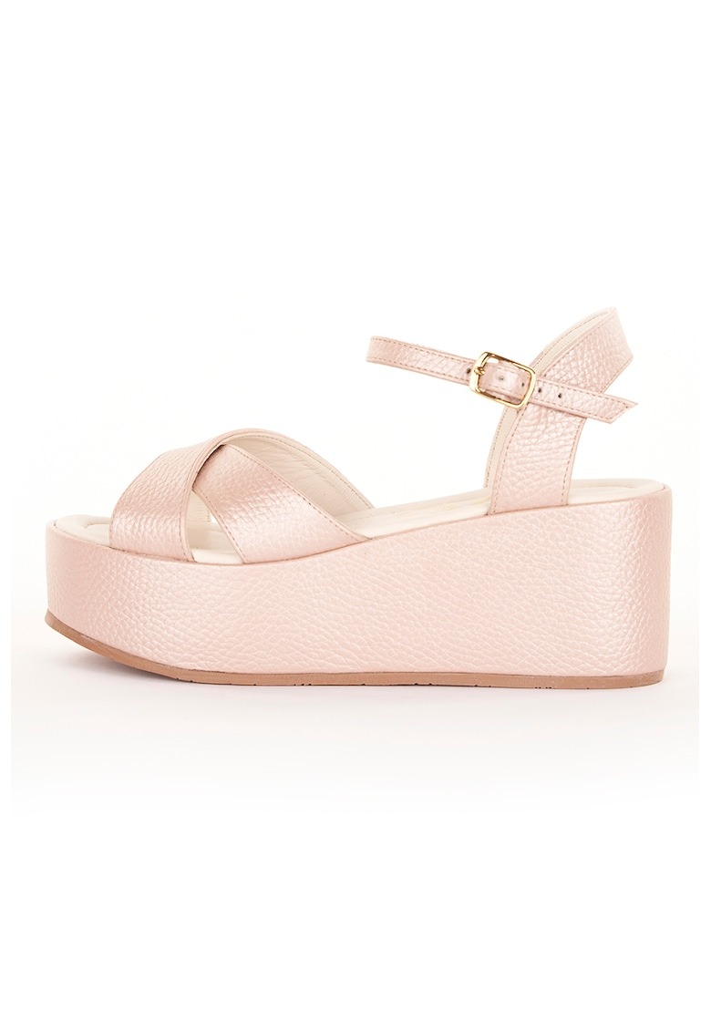 Sandale wedge de piele Tessa 1 Sandale wedge de piele Tessa