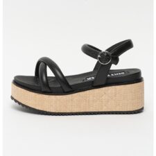 Sandale wedge de piele Yeokhy