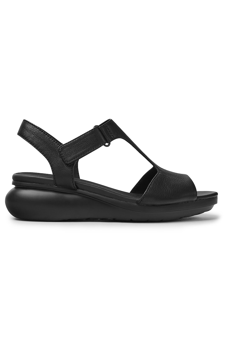 Sandale wedge de piele cu velcro Balloon 1 Sandale wedge de piele cu velcro Balloon