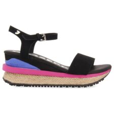 Sandale wedge de piele ecologica BENAY 27675