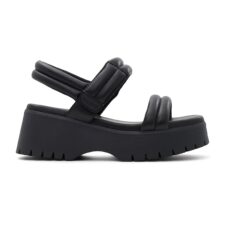 Sandale wedge de piele ecologica Mcguire