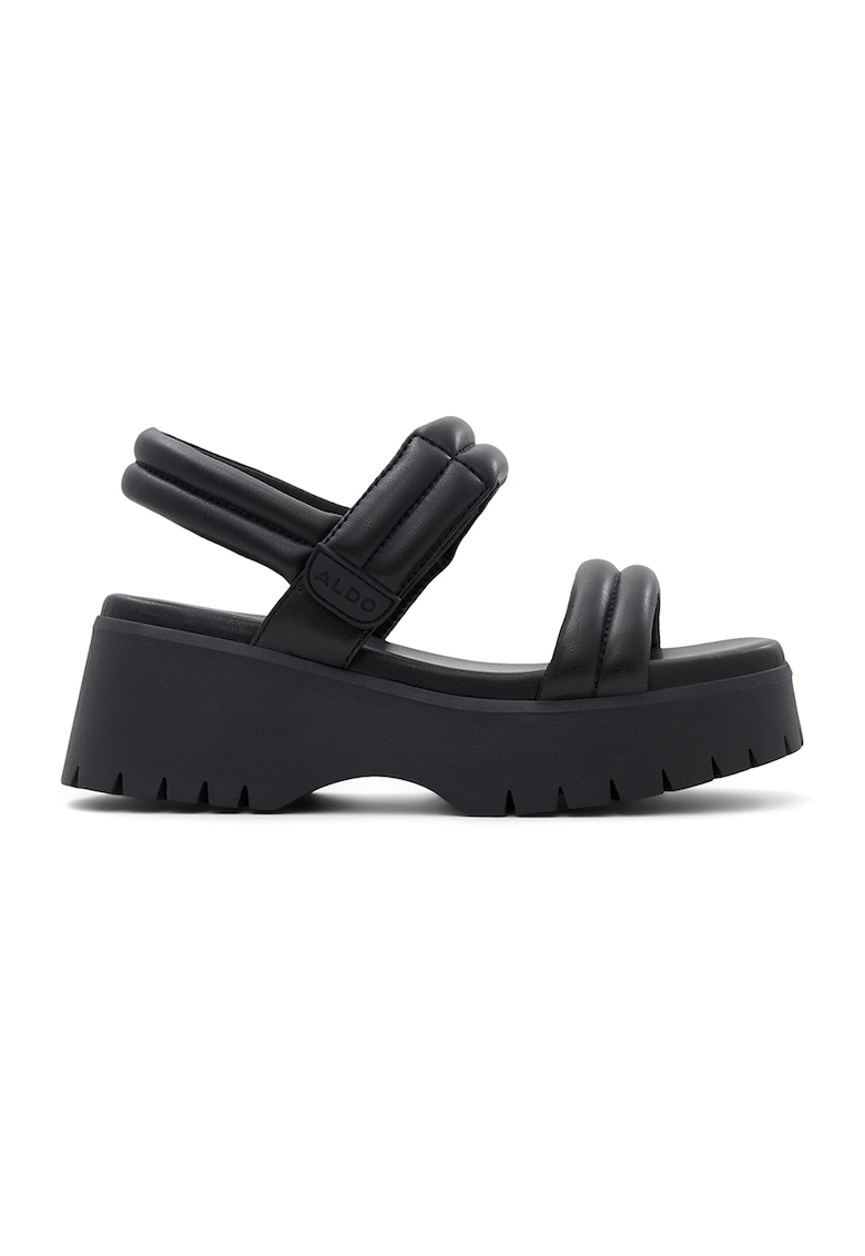 Sandale wedge de piele ecologica Mcguire 1 Sandale wedge de piele ecologica Mcguire