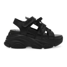 Sandale wedge de piele ecologica Playfield