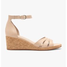 Sandale wedge din piele Hayley