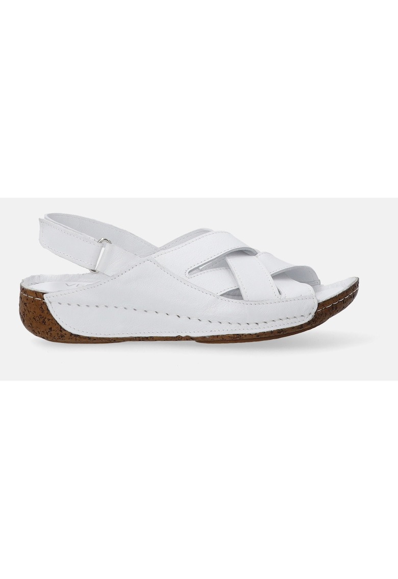 Sandale wedge din piele naturala 1 Sandale wedge din piele naturala