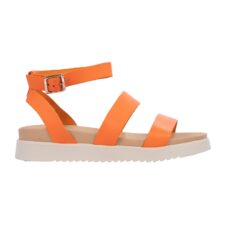 Sandale wedge uni de piele Doria