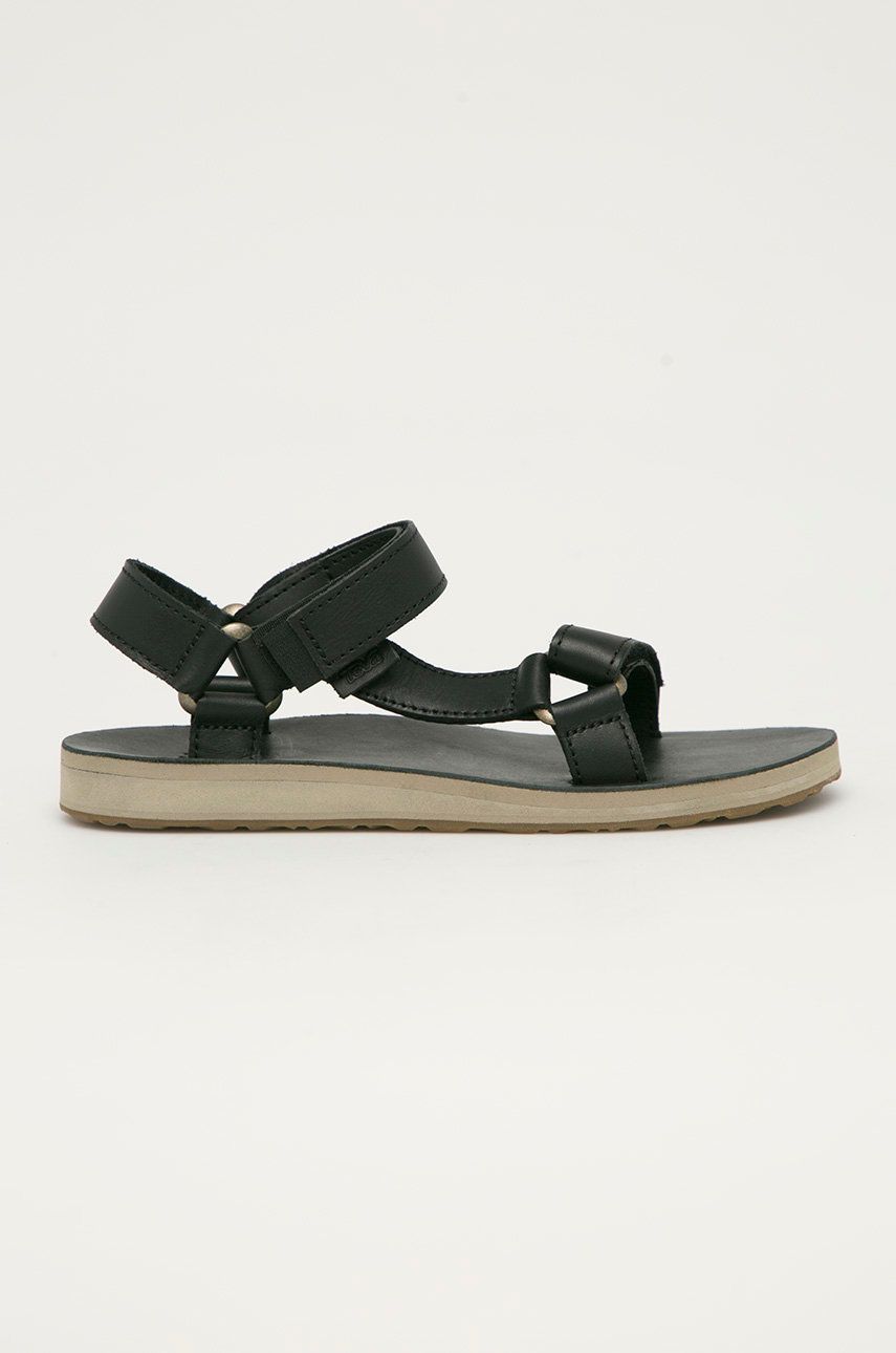 Teva Sandale de piele femei, culoarea negru 1 Teva Sandale de piele femei