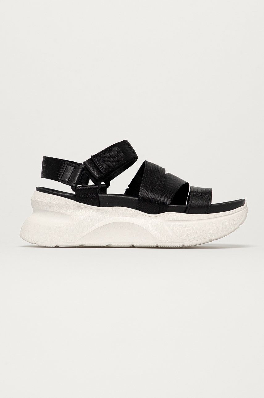 UGG Sandale femei, culoarea negru, cu platformă 1 UGG Sandale femei