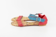 Sandale Dama OL-0109 Rosu-Turcoaz | Mei