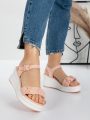 Sandale Dama cu Platforma 5LM2 Roz | Mei
