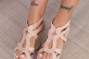 Sandale Dama cu Platforma HXS12 Nude | Mei