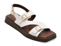 Sandale EPICA albe, 426220, din piele naturala