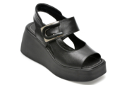 Sandale EPICA negre, 547703, din piele naturala