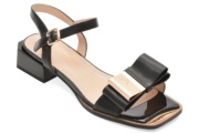 Sandale EPICA negre, XH2411, din piele naturala