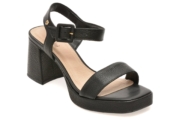 Sandale FLAVIA PASSINI negre, 356310, din piele naturala