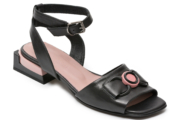 Sandale FLAVIA PASSINI negre, 38795329, din piele naturala