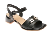 Sandale FLAVIA PASSINI negre, 72859K1, din piele naturala