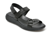 Sandale GEOX negre, D25ADA, din piele naturala