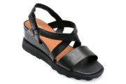 Sandale GEOX negre, D35G0D, din piele naturala