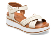 Sandale GRYXX albe, HY1200, din piele naturala