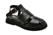 Sandale GRYXX negre, 276, din piele naturala
