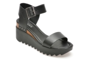 Sandale GRYXX negre, 353001, din piele naturala