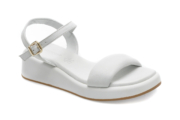 Sandale SALAMANDER albe, 54901, din piele naturala