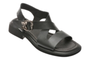Sandale casual EPICA negre, 3042075, din piele naturala