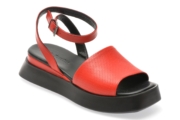 Sandale casual FLAVIA PASSINI rosii, 347848, din piele naturala