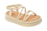 Sandale casual GRYXX bej, F398, din piele ecologica