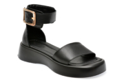 Sandale casual GRYXX negre, 191749, din piele naturala